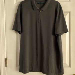 Men Solid Color Polo Shirt Size XXL